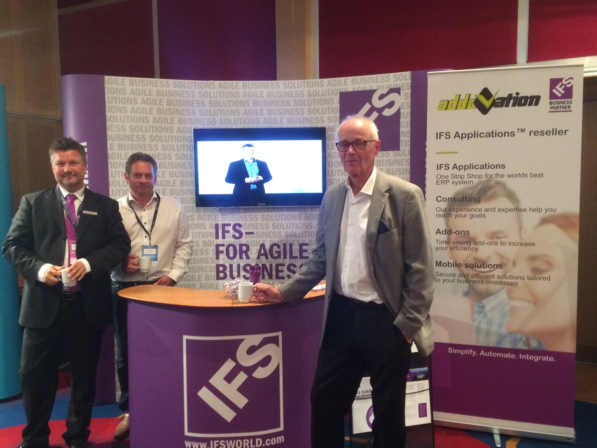 Da er vi klare for #ERPSystemer2017 med Bo Hjort Christensen! <a href="/Addovation/">Addovation</a> #ERP