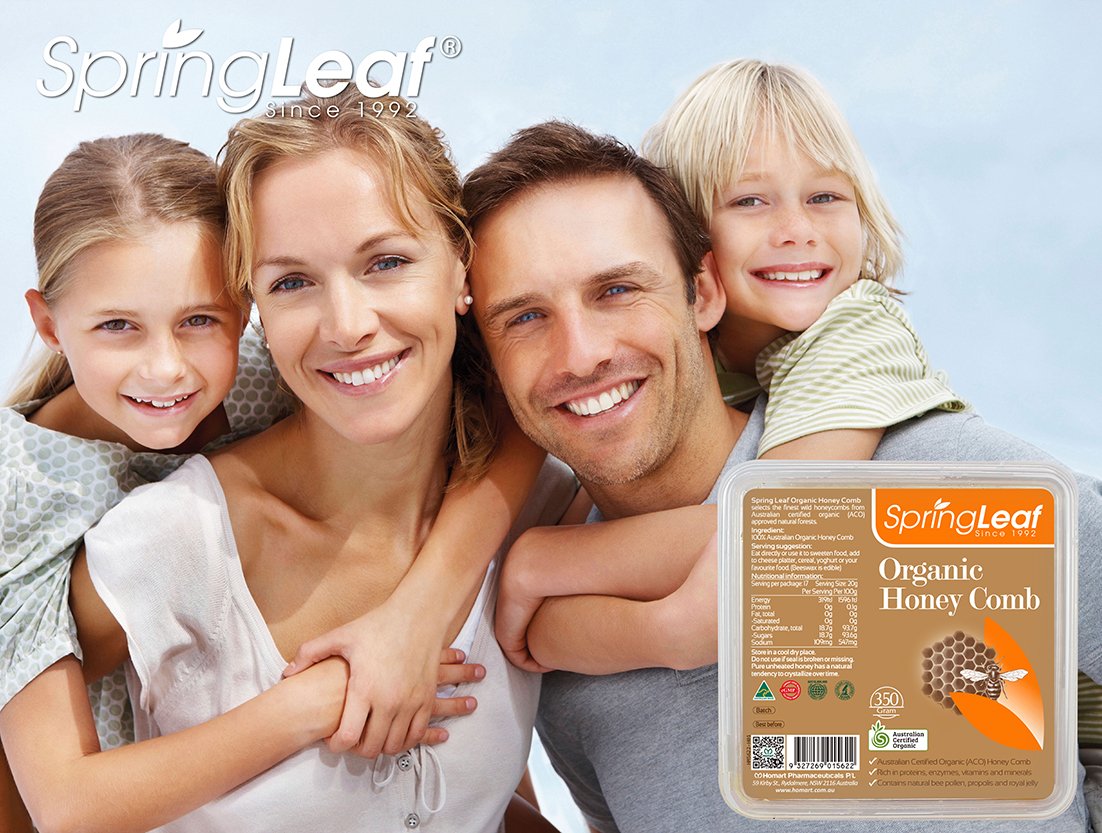 HomartAustralia's tweet photo. SpringLeaf Premium Honey Comb is a great source for family health https://t.co/NHvtuteAdx