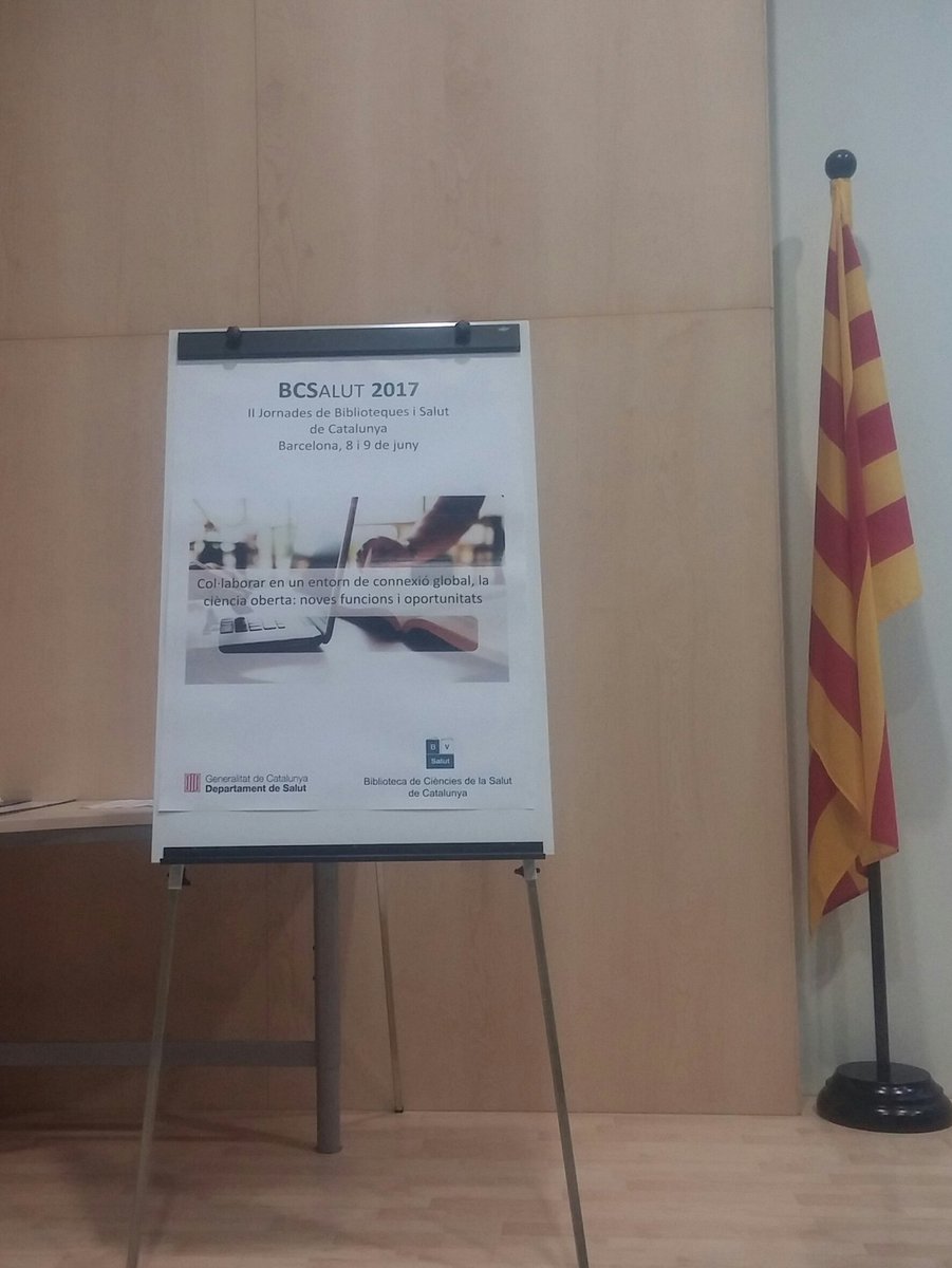 gtorrentf's tweet photo. Tot a punt per començar les II Jornades #BCSalut17 https://t.co/F4T9mK2IHe