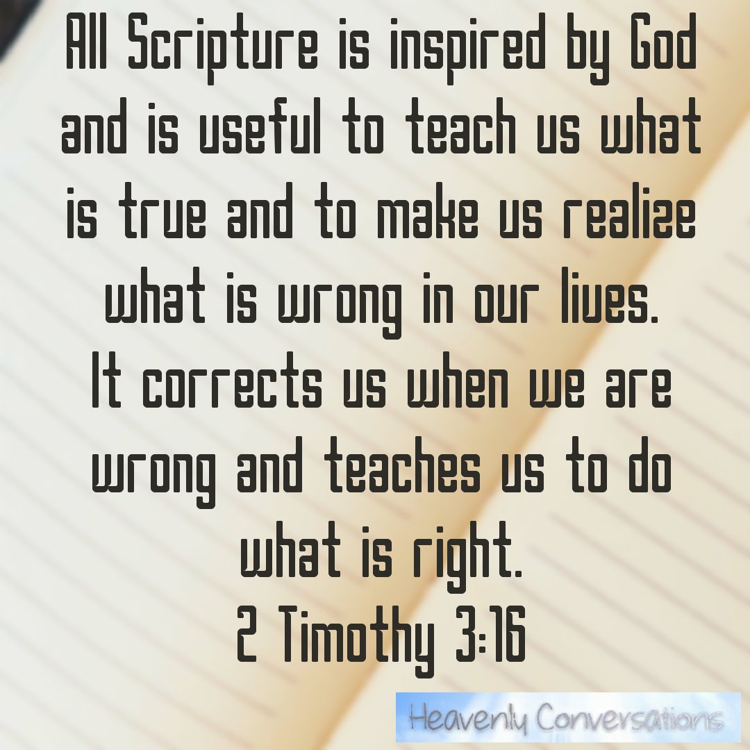 H_Conversations's tweet photo. All Scripture... Not some, not only the parts I choose, ALL.
#HeavenlyConversations #BibleQuotes #BibleVerse #Bible #Scripture #God #TheWord https://t.co/avbBwox2XC