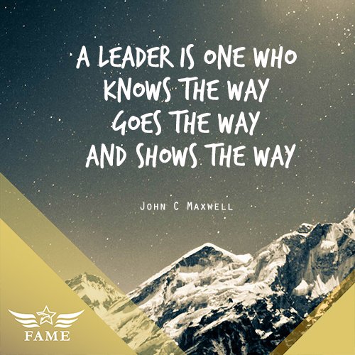 funbizzer's tweet photo. A leader is one who knows the way, goes the way, and shows the way. -  John C. Maxwell .
Good Morning Funbizzer and Funpreneur!! ☺️☺️☺️ https://t.co/WUloz1P7NX