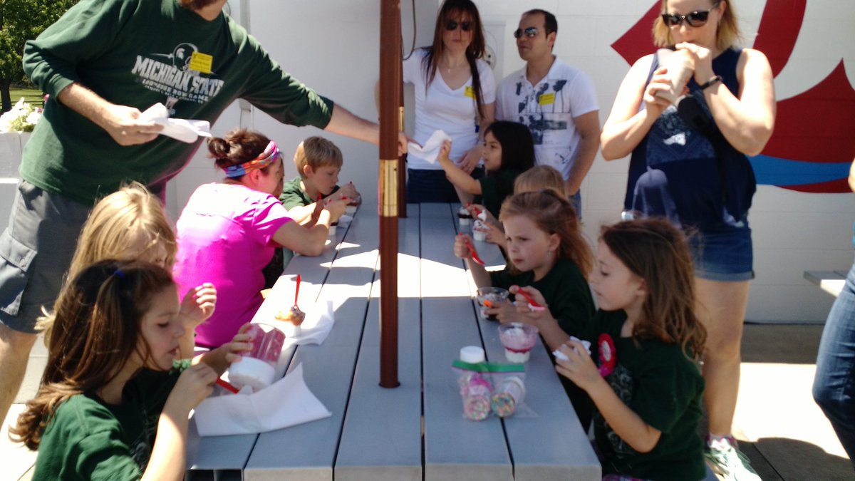 It was the perfect day to celebrate with friends at DQ!