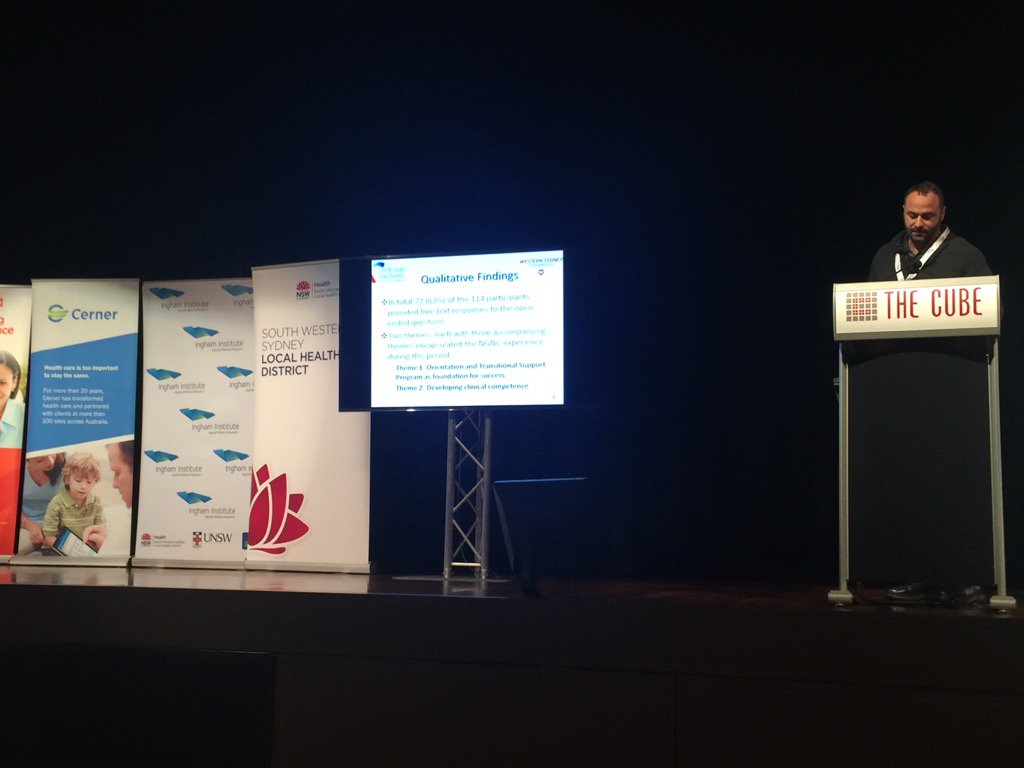 salamonson's tweet photo. Rafic Hussein interesting presentation at #healthbeyond2017  @LucieRamjan @hannahdahlen #westernsydneyu https://t.co/rYgRzcRsXZ