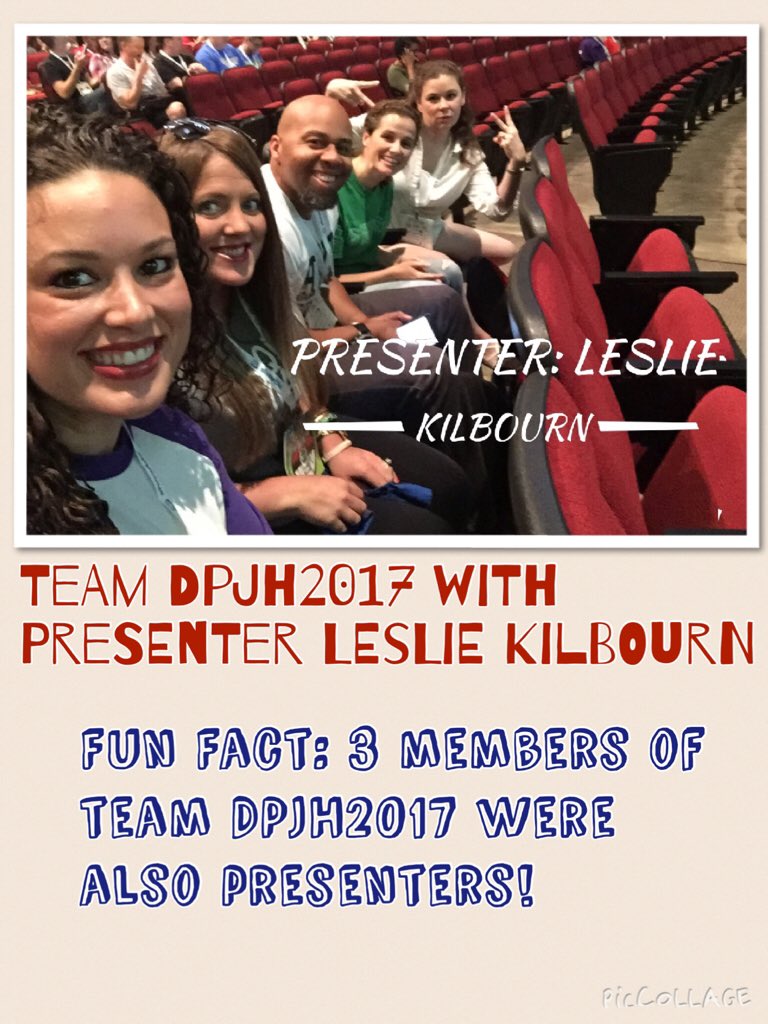tsimsDPJH's tweet photo. #iPlza17 @LKilbourn04 @WarnerDPJH @drama_mama_mac @tsimsDPJH #appmazingrace #picturewithapresenter #teamdpjh2017 https://t.co/8TGknVc7Y6
