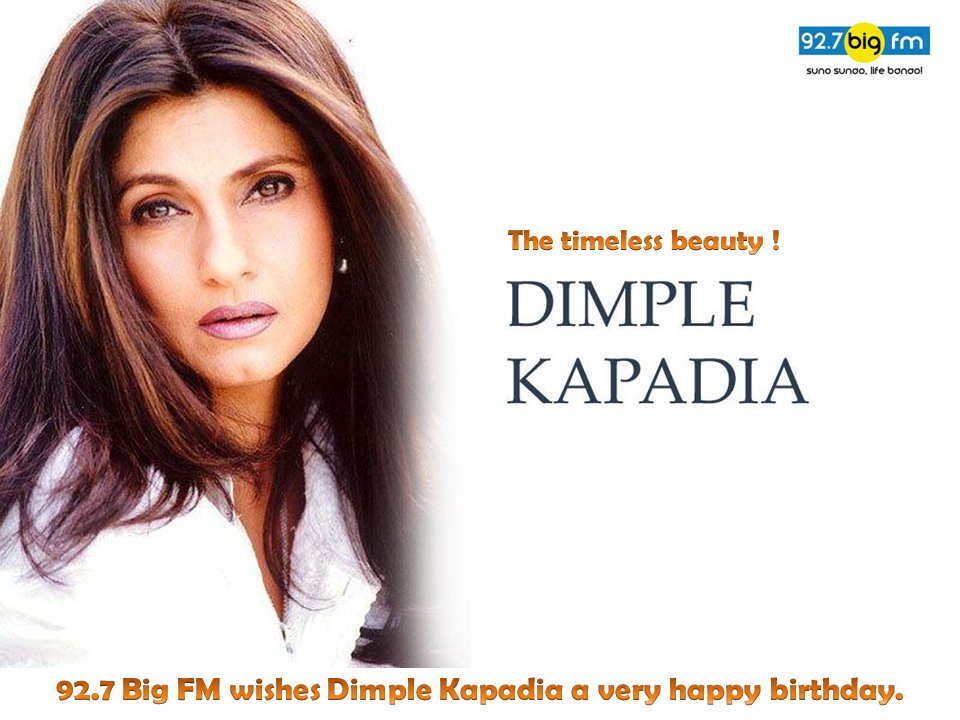  wishes the timeless beauty Dimple Kapadia a very happy birthday.   