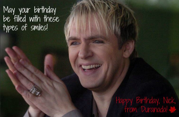 Happy Birthday to Nick Rhodes from all of us in Duranada! 