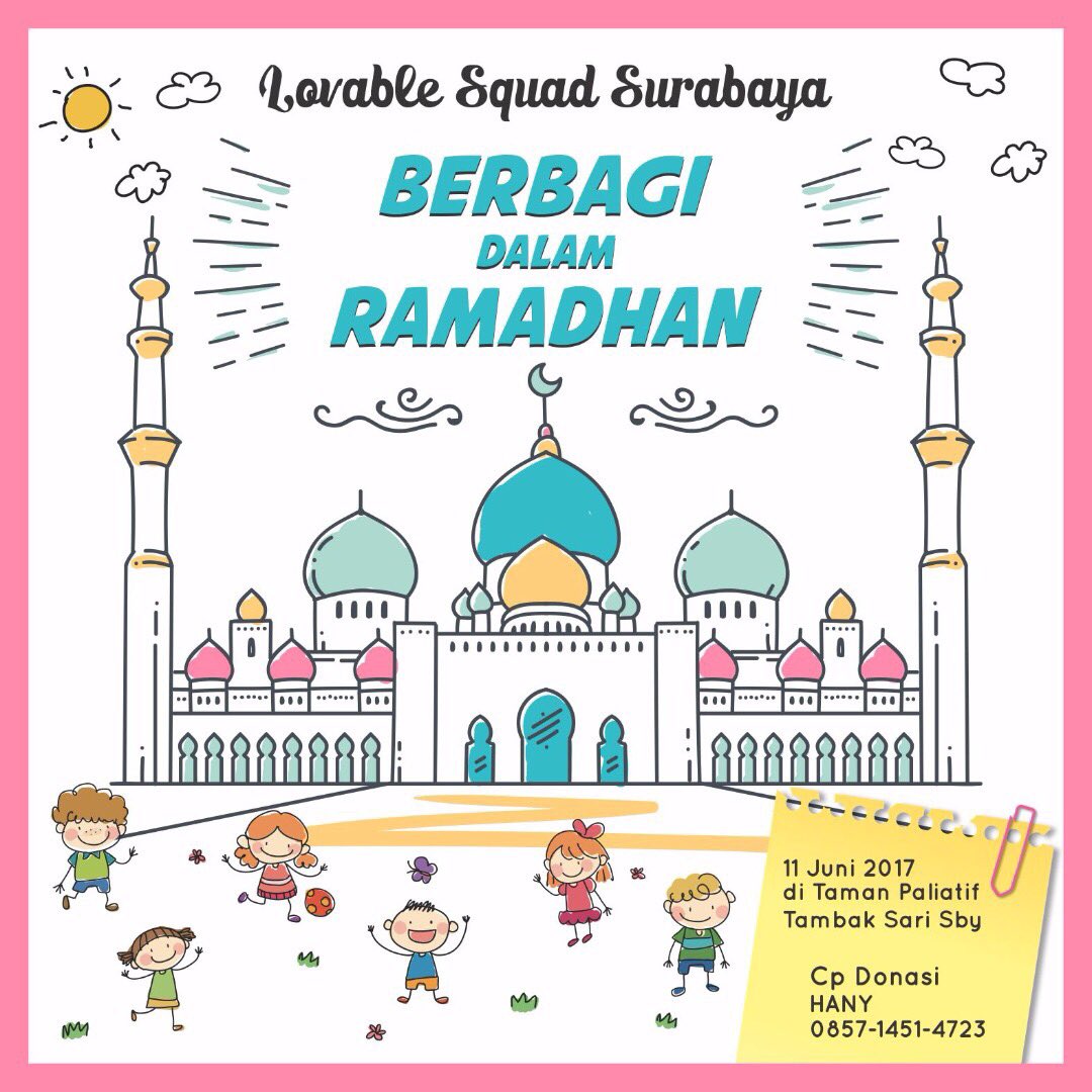 LovableLadies's tweet photo. Rayakan Ramadan bareng #lovablelady #surabaya yuk. Hubungi @TheCashCount (0857 14514723) mengenai donasi ya. ๐๐ https://t.co/zg9xUz8yK8