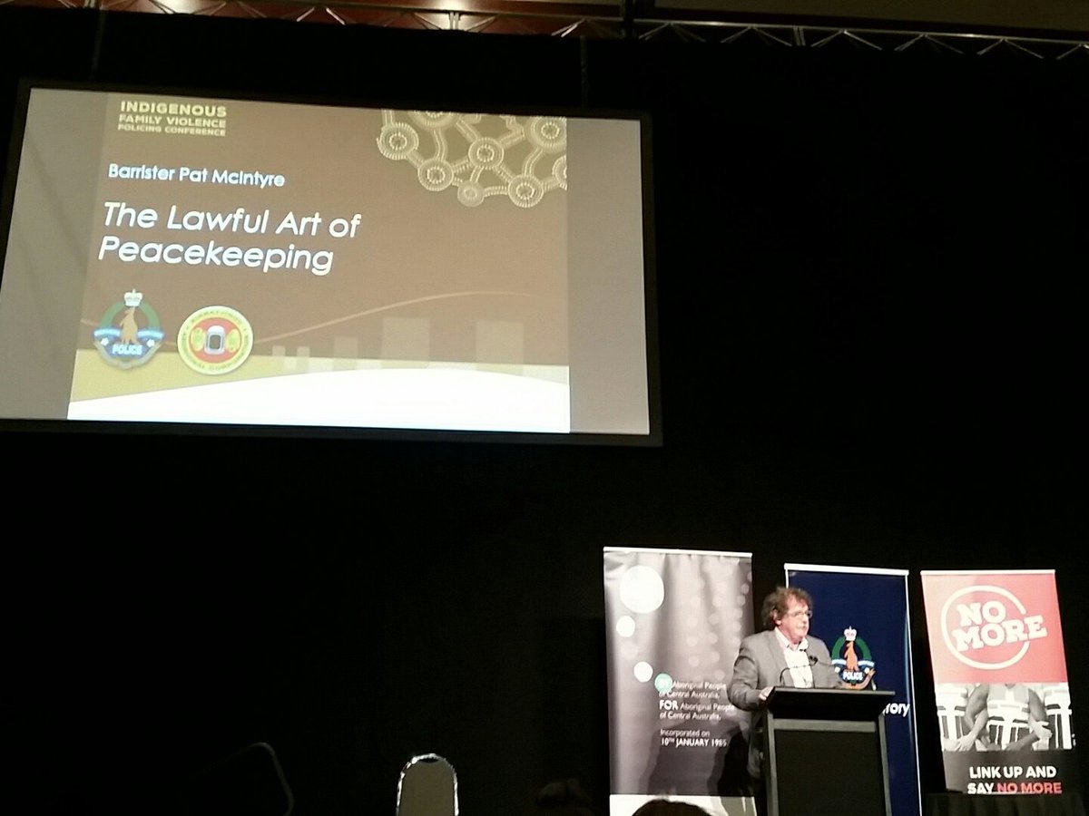 NT_MJW's tweet photo. Pat McIntyre reminding us that it was 1994 before rape in marriage was considered a crime in the #NT #IFV2017 https://t.co/UIfDDolhLL