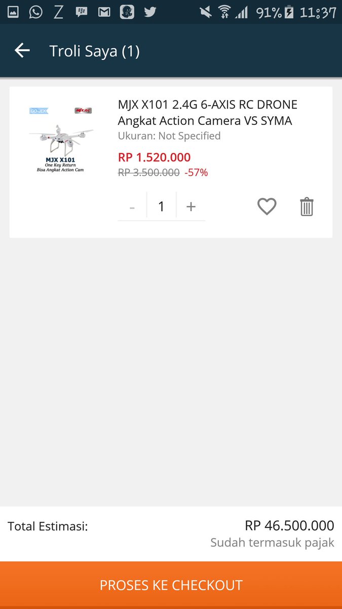 Dear <a href="/LazadaID/">Lazada</a> . Ini  srius ongkirnya 40jt.? Harga drone nya aj cuma 1,5jt. D paketin dr mars.?ap nti paketny pake box lapis emas/platinum.?