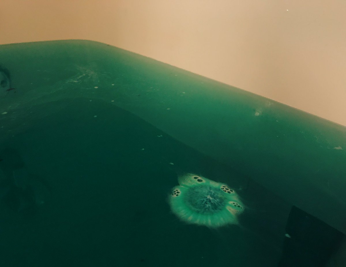 Hey_Syri's tweet image. This bath is so pretty 😍 #GuardianoftheForest @lushcosmetics