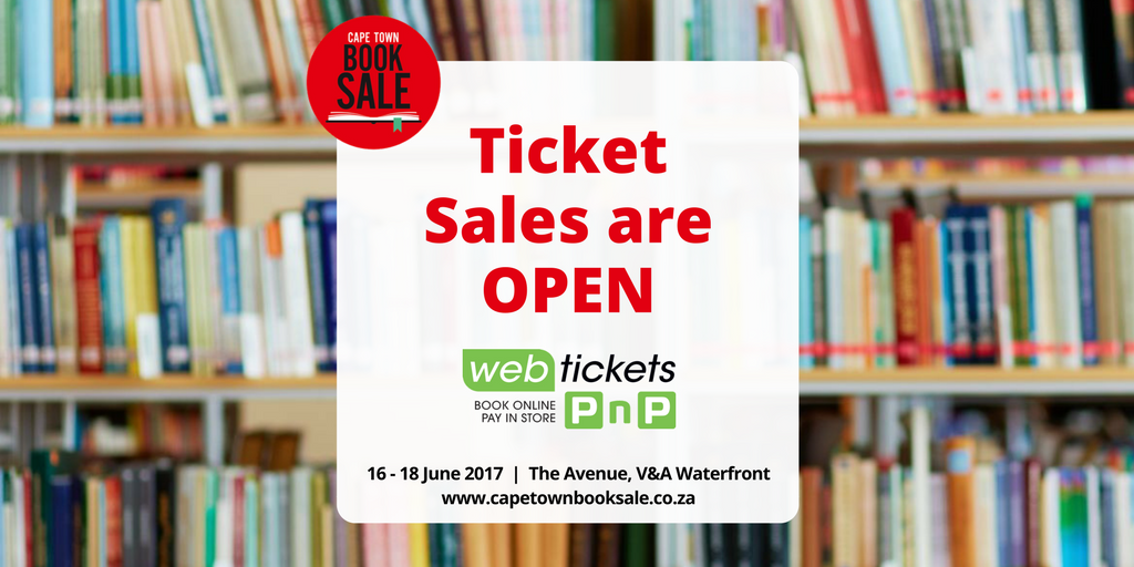 CTBookSale's tweet photo. A R25.00 ticket to the CTBS will get you access to a number of book retailers, all selling their stock at the CHEAPEST prices you'll find! https://t.co/HmsGObZ1f4