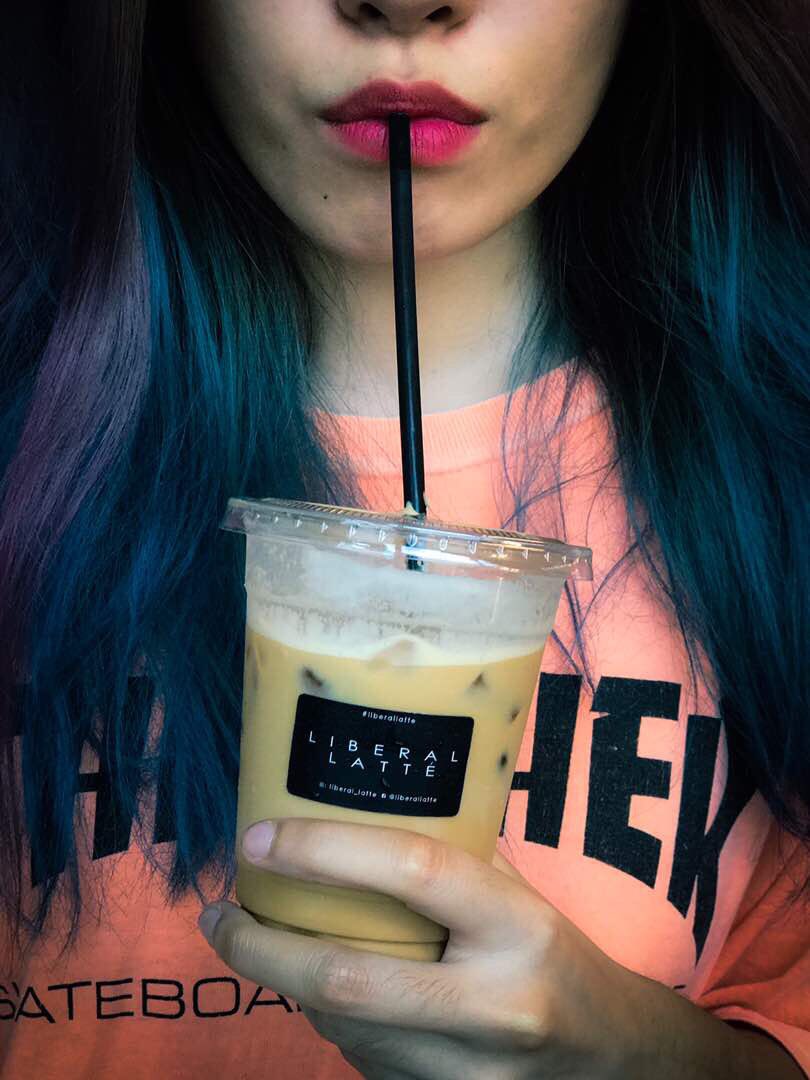 Let your Thursday be a little sweeter. Have a cup of Ice Caramel Latte with us at #Liberallatte ❄️