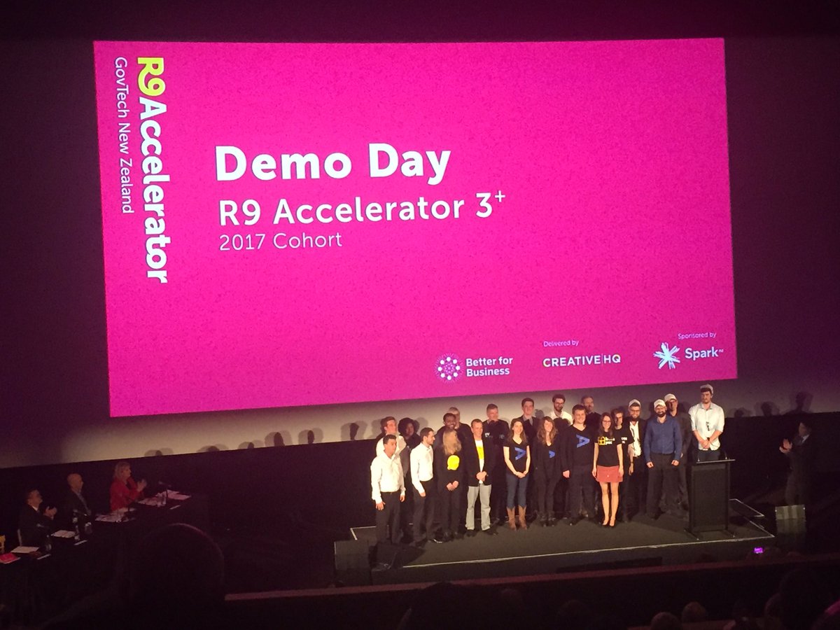 IanFayNZ's tweet image. Some great ideas from @R9Accelerator teams - well done @mytrovenz on people's choice