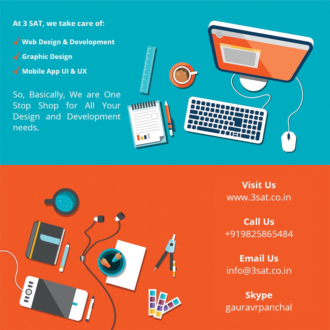 gauravrpanchal's tweet photo. At @3stepsaheadtech, we take care of: #webdesign, #webdevelopment, #graphicdesign. Visit Us: https://t.co/3YCyNwqaLx https://t.co/0EqIlppmmn
