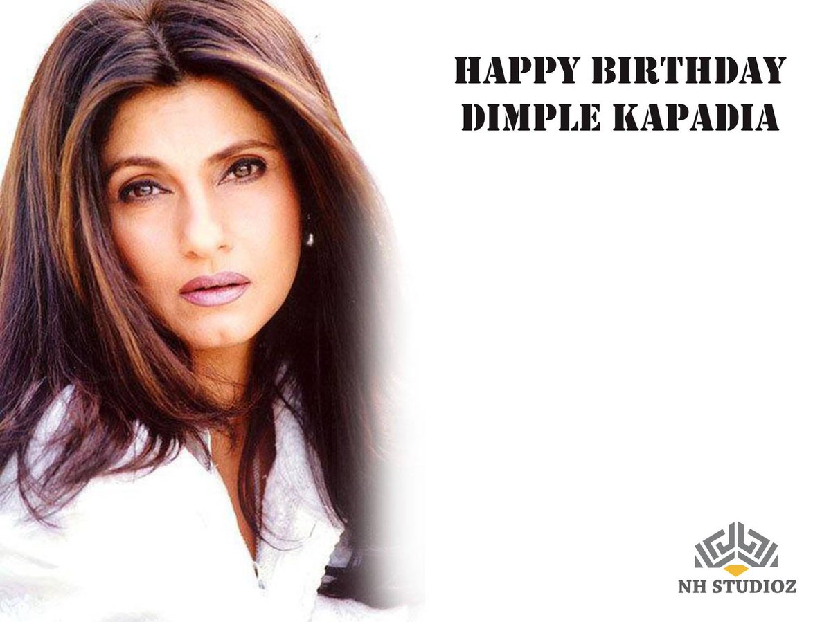 #NhStudioz wishes #DimpleKapadia a very Happy #Birthday. #Bollywood #Indian #Cinema #Aitbaar #Batwara #KhoonKaKarz #Krantiveer