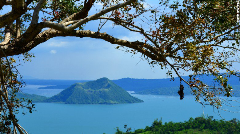 CNN's tweet photo. In the Philippines, there's a volcano on an island within a lake within an island https://t.co/jSBIss1Pwl https://t.co/Mht75e39ow