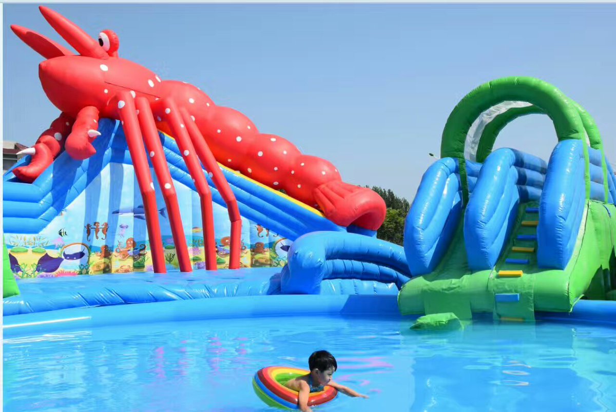 HTH_Inflatables's tweet image. #poolslides #inflatablepool #kidsfun #waterslides #Lobster #redlobster