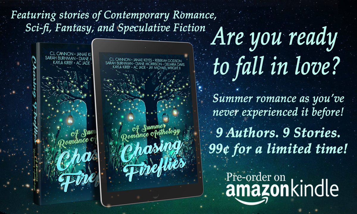 Get Chasing Fireflies: A Summer Romance Anthology for just .99 for a limited time!  goo.gl/Rdd3E5 #99c #SupportIA #newrelease