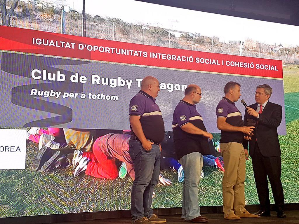 El <a href="/RugbyTarragona/">Club Rugby Tarragona</a> premiat amb els Guardons de l’esport
rugby.cat/noticies/el-ru…  <a href="/IgnasiRugby/">Ignasi Planas</a> <a href="/FCEsport/">Fundació CAT Esport</a>