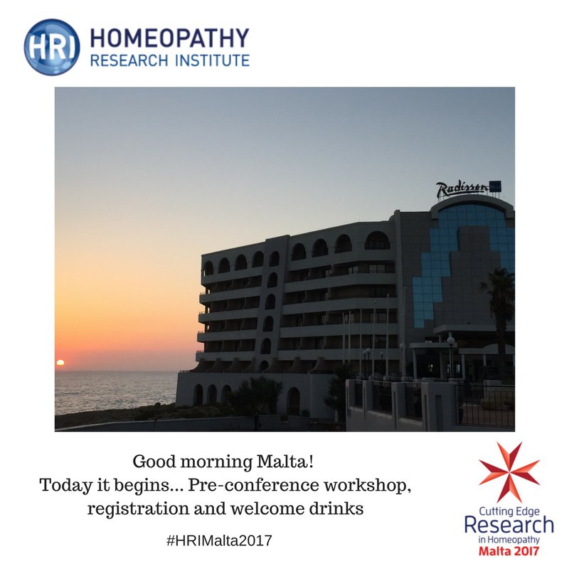 HRIresearch's tweet photo. With high quality research, excellent venue we're very much looking forward to 
#HRIMalta2017 #homeopathy #homeopathyresesarch https://t.co/tO3MTg8nQT