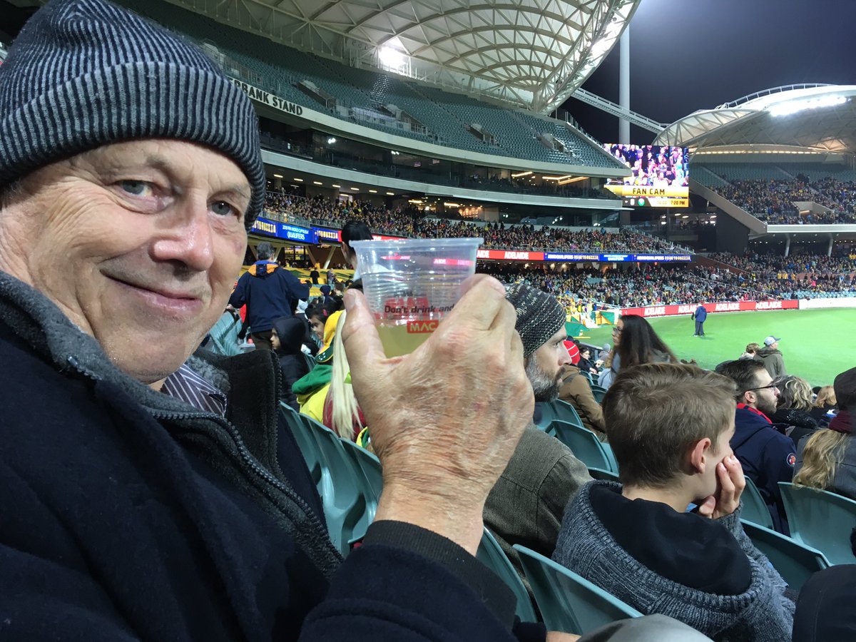 UKLize's tweet photo. Len is celebrating turning 70 today #GoSocceroos https://t.co/Ac564zNgH7