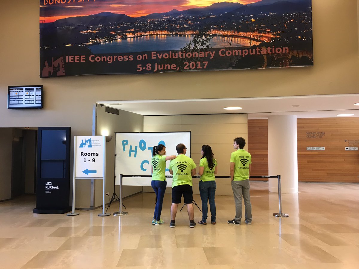 KursaalDonostia's tweet photo. Gaur amaituko da konputazio ebolutiboaren IEEE kongresua @CEC2017 https://t.co/mXrKk35P0K
