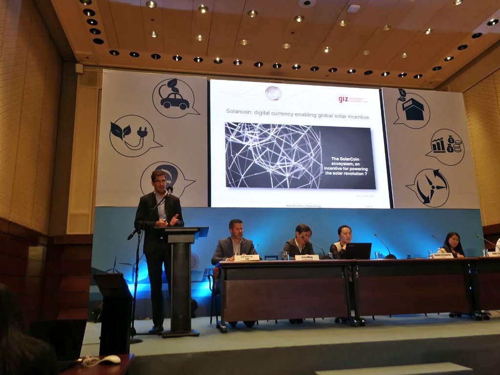 TChrometzka's tweet photo. #Solarcoin discussd in two presentations at #ACEF2017 aiming to become global solar energy incentive! #techforgood #electraseed #blockchain https://t.co/X8TMoZwP9A