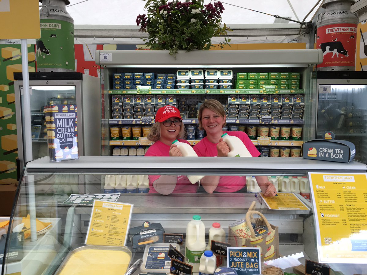 Stock up on your <a href="/TrewdyTheCow/">Trewdy The Cow</a> Trewithen Dairy goodies on stand 421 in the Food and Farming Pavilion <a href="/RoyalCornwall/">Royal Cornwall Show</a>