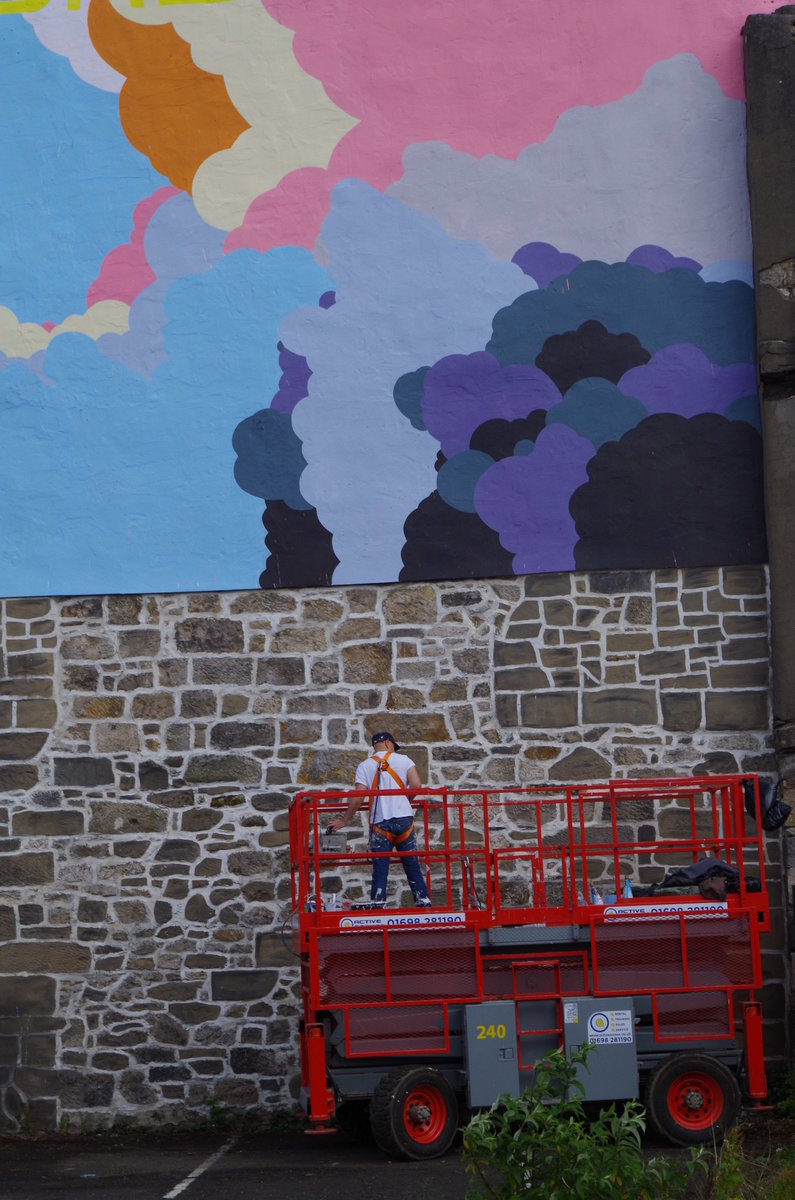 duncanwilsonart's tweet photo. Here are some images from the mural project I just completed with Made in the Mill and Paisley First. Hope you enjoy!! https://t.co/vR6OHWmMJa