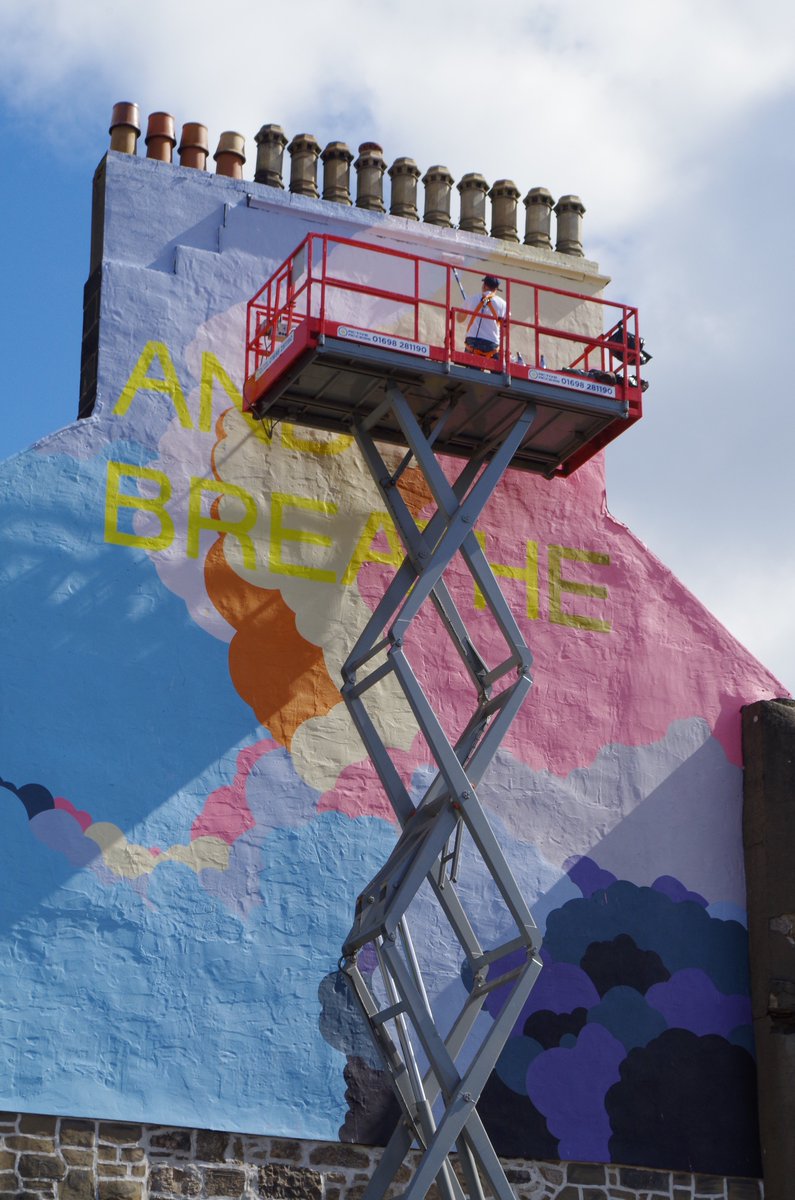 duncanwilsonart's tweet photo. Here are some images from the mural project I just completed with Made in the Mill and Paisley First. Hope you enjoy!! https://t.co/vR6OHWmMJa