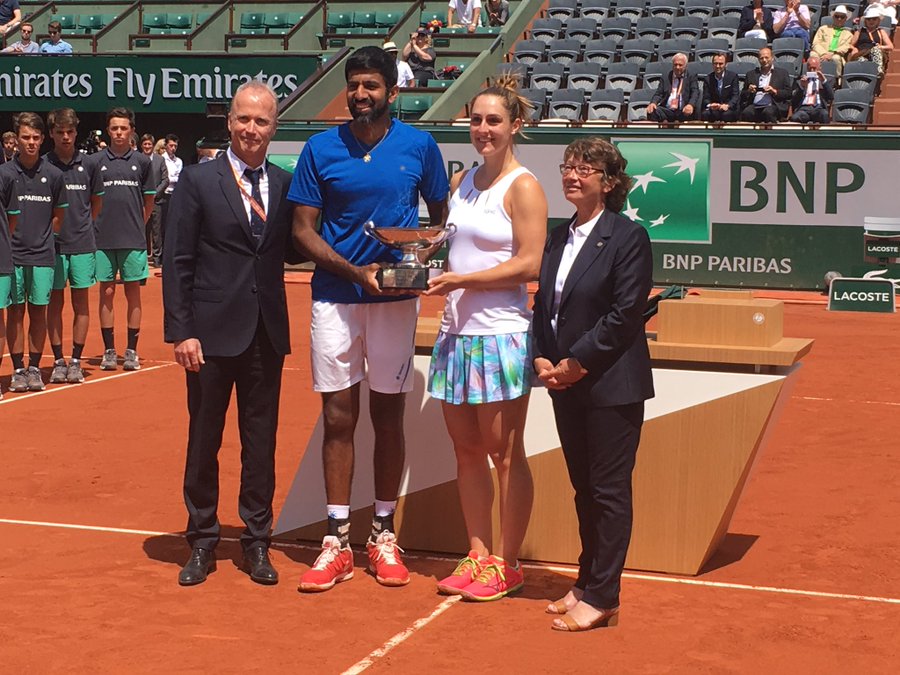 French Open Rohan Bopanna Gabriela Dabrowski Win Mixed Doubles Title Sports News