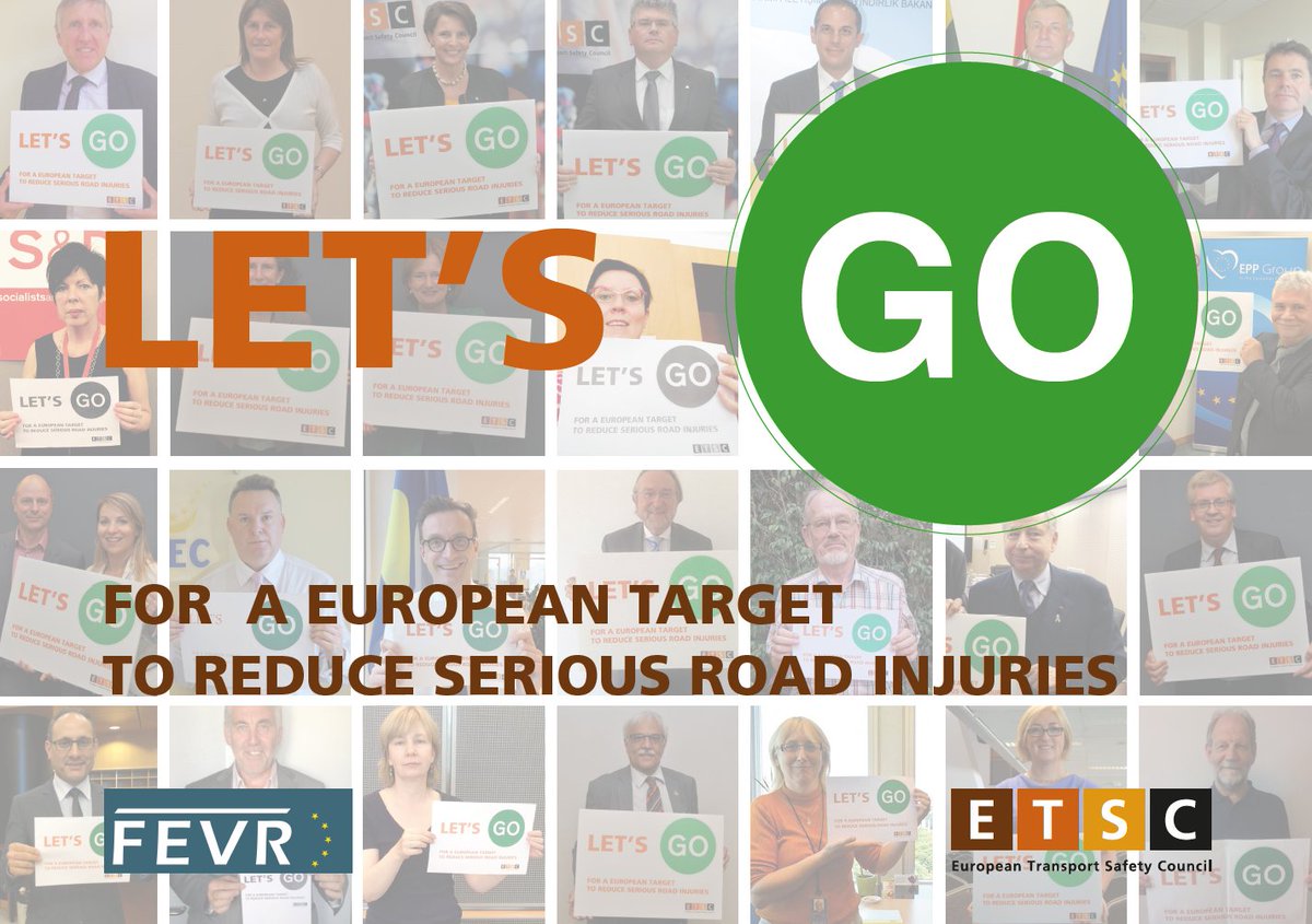ETSC_EU's tweet photo. We did it!
EU adopts a target to cut serious road injuries
https://t.co/qjC2rOaBgl
Big thanks to all the #letsgo campaign supporters. https://t.co/bDBYxdPyEZ