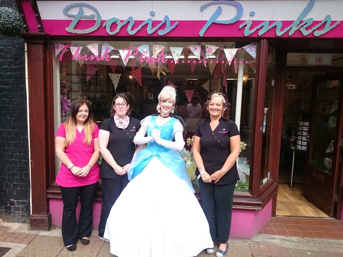 We had a visit from Cinderella this morning.
