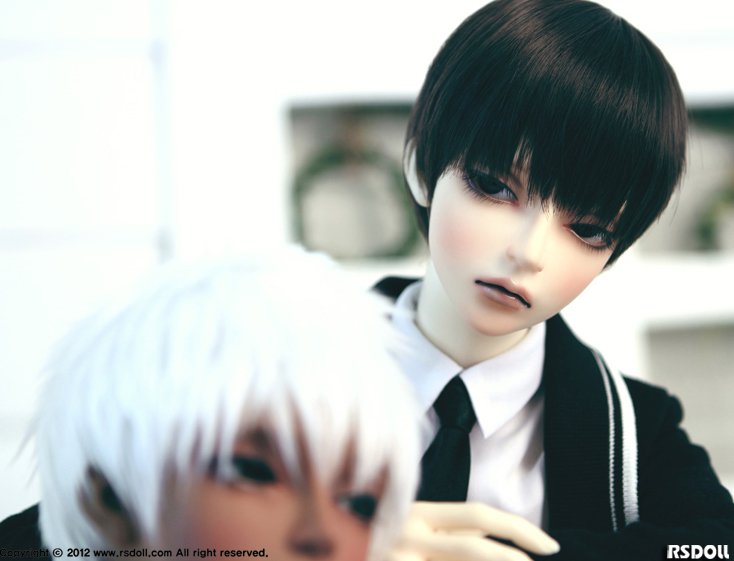 RSDOLL】M.NEW EVAN 1/4 ドール本体 アイ 永く ウィッグ