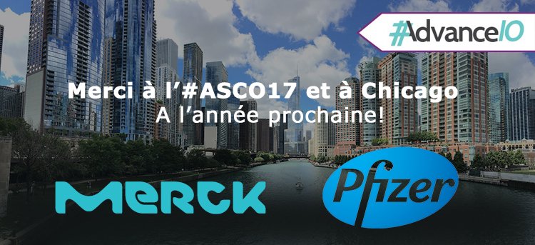 merck_fr's tweet photo. L’alliance Merck-Pfizer est fière d’avoir pu partager les dernières avancées dans la recherche en Immuno-Oncologie à l’#ASCO17! #AdvanceIO https://t.co/GmPHK8UDtg