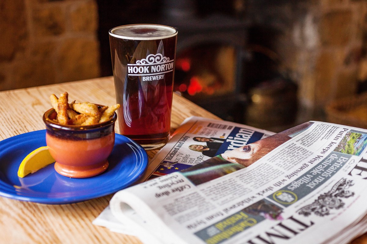 We love having local beer on tap, <a href="/HookyBrewery/">Hook Norton Brewery</a> available at The Bell! #Banbury #Shenington