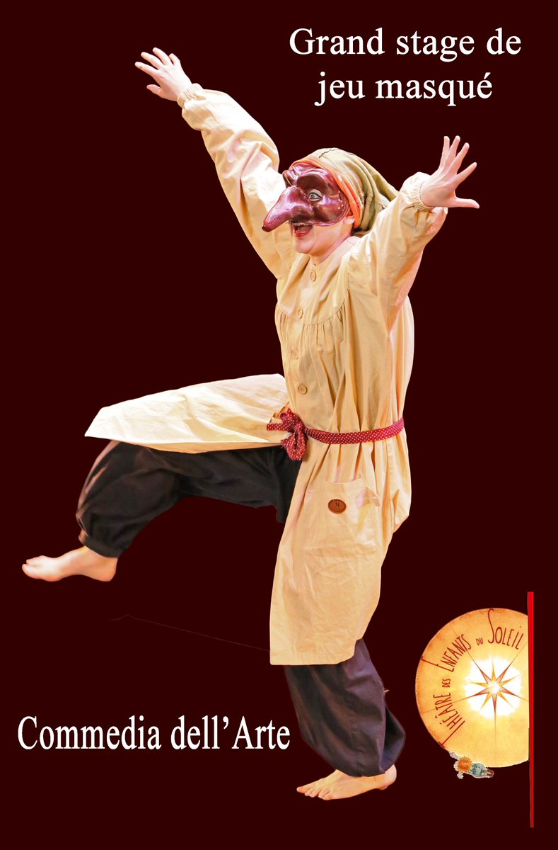 lethenso's tweet photo. #stage #Commedia dell'Arte en août au #Cube Noir, à #Strasbourg organisé par le Théâtre des Enfants du Soleil. Animé par Marine #Benech https://t.co/EELJgcJN2r