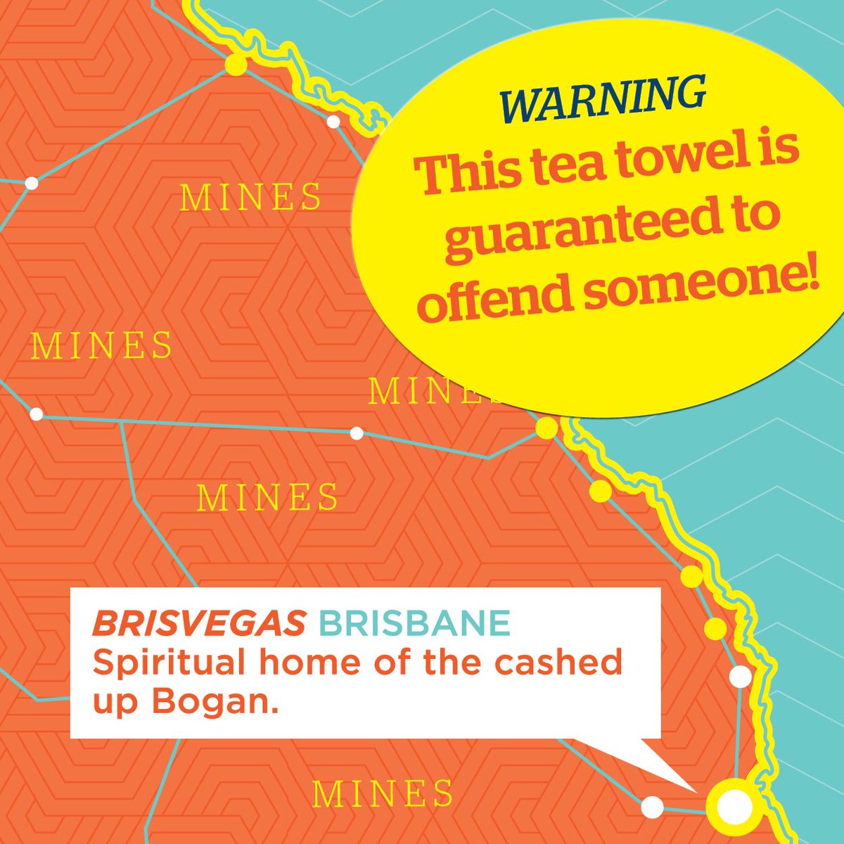 Maps for Dreamers, Believers &amp; Drying the Dishes: Pre order via our site for an early bird price! #teatowel #queensland #ownit #brisbane 💛