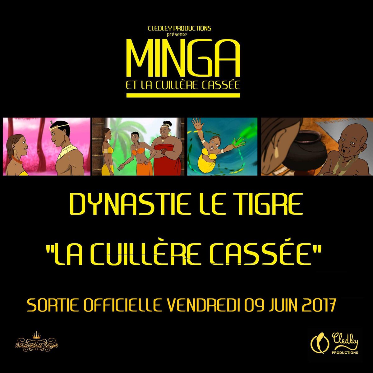 MasterklassM's tweet photo. J-J-1 pour la sortie de la bande orignale du film "Minga et la cuillère cassée"  interprété  @Dynastieletigre. https://t.co/YfAMh8JMOH