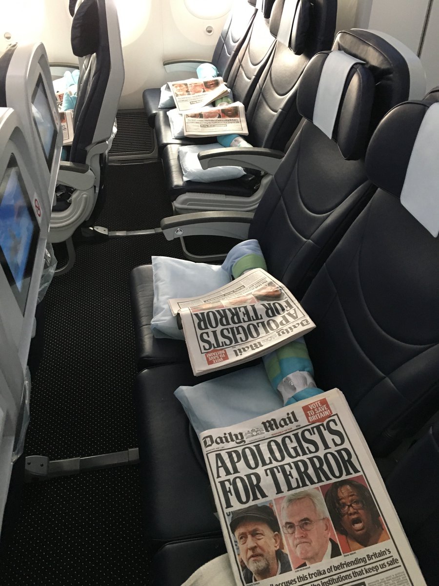 rosieslack's tweet photo. 2/3 - @ThomsonHolidays 'alternative facts' paper The Daily Mail. Just hours before voters fly home for #GE17 trying to manipulate votes https://t.co/Gowo3ChqXw