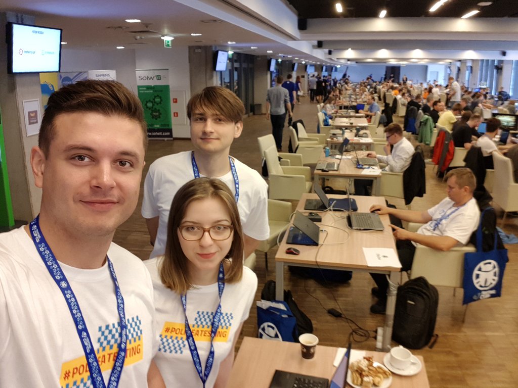 polidea's tweet photo. They're gettin' started at @TestingCup 2017 🙂 #PolideaTesting #testers #Polideans https://t.co/mkAdfnElYv