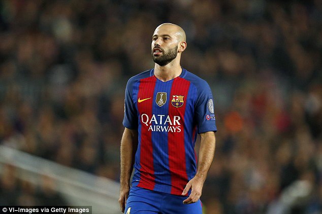 Barcelona defender Javier Mascherano celebrates his 33rd Birthday. Happy Birthday!! 