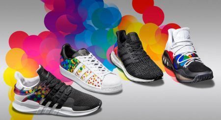 thedapifer's tweet photo. New Adidas Rainbow Shoes Celebrate LGBTQ Pride Month https://t.co/gUXIYu2cHv