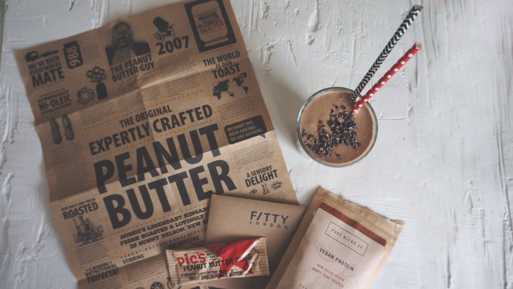 FittyBox's tweet image. It's all about this peanut butter #protein shake 👌🏽 We've used @pics_uk and @Pureblendco from The Jett Box (...and you could too!) 😛