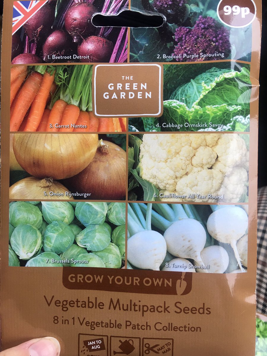 allotment75's tweet photo. 99p for 8 seed types! @AldiUK #Aldispecialbuy #Bargin #Allotment #GYO #growyourown https://t.co/MRKSZAgI6V