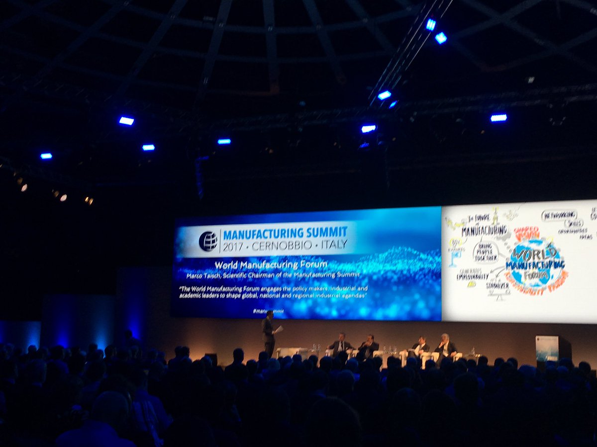 AliceCigardi's tweet photo. #ManufacturingSummit2017 #manusummit @ApreaValentina @RobertoMaroni_ @LombardiaOnLine @VillaErba @taischmarco https://t.co/mg1IV5Z4cF
