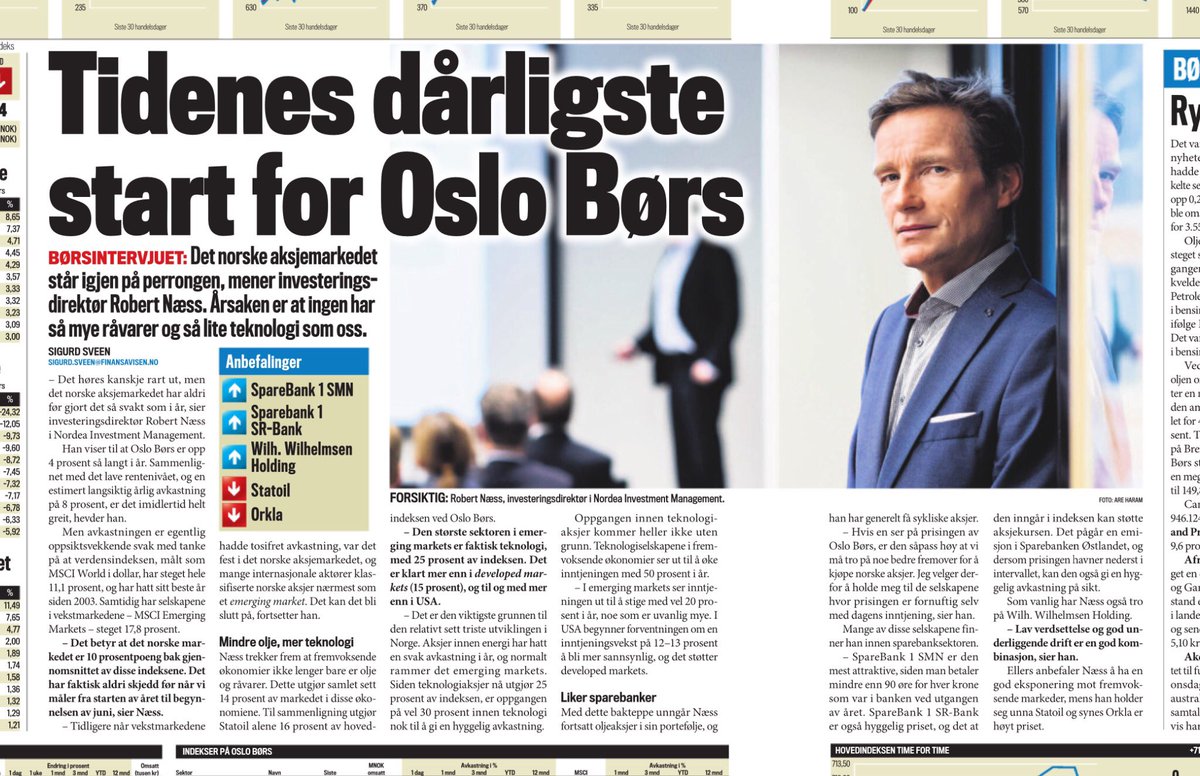 KrisSkaug's tweet photo. Gjør noe godt for sparepengene dine: 
1️⃣Les artikkel med @NaessRobert i FA
2️⃣Flytt mer over til internasjonale børser
 #fond #aksjer 🥇💰 https://t.co/VCb8NmbFqP