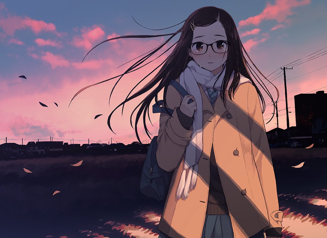 「#2017自分が選ぶ今年上半期の4枚
私夕暮れとか朝日好きすぎるのでは。 」|もりちかのイラスト