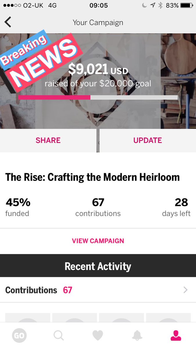 shoptherise's tweet photo. 45% funded in under 48 hrs 🙌🏽#indiegogo #techforgood #fashtech #trending #supplychain #designled #womenintech https://t.co/2lwNSeayKY