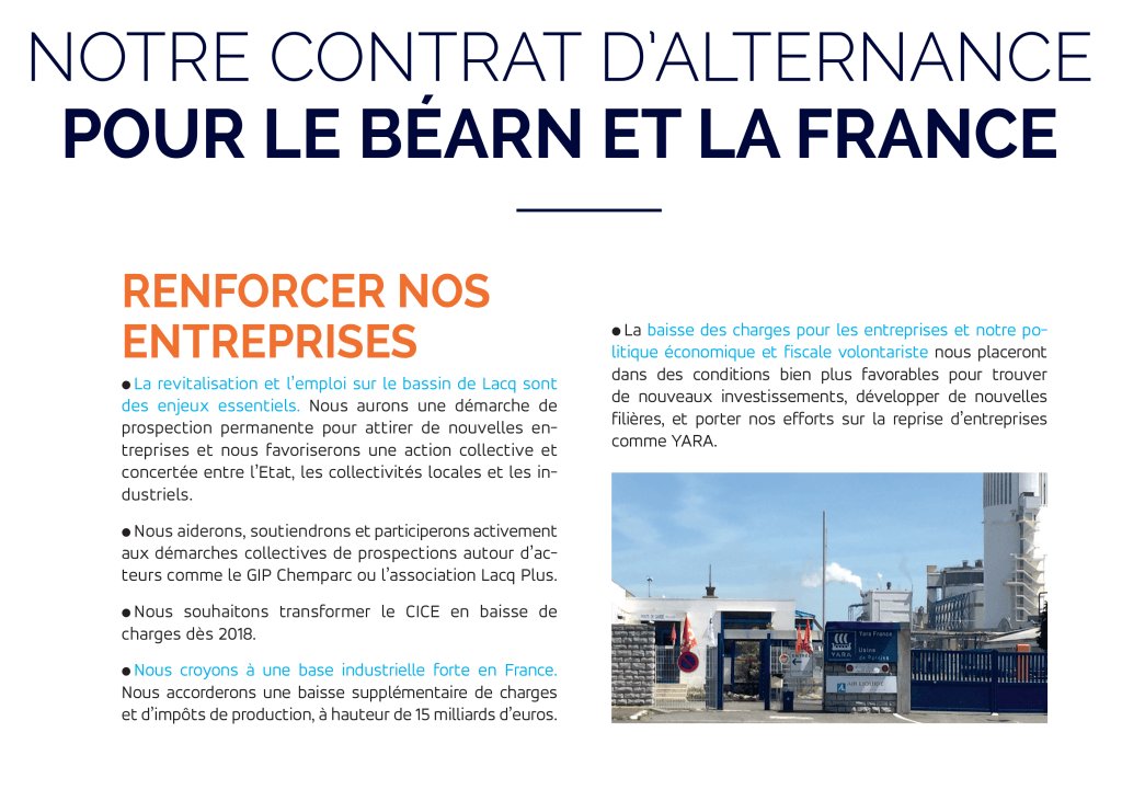 Saulnier64's tweet photo. La revitalisation et l'emploi sur le Bassin de Lacq sont des enjeux essentiels. #MajoritéPourLaFrance #circo6403 https://t.co/TWZSdOMKkv